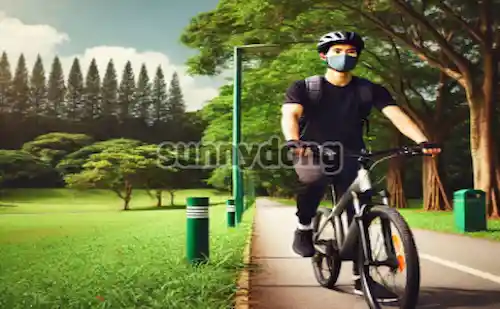 유산소 운동 자전거 타기 이미지
