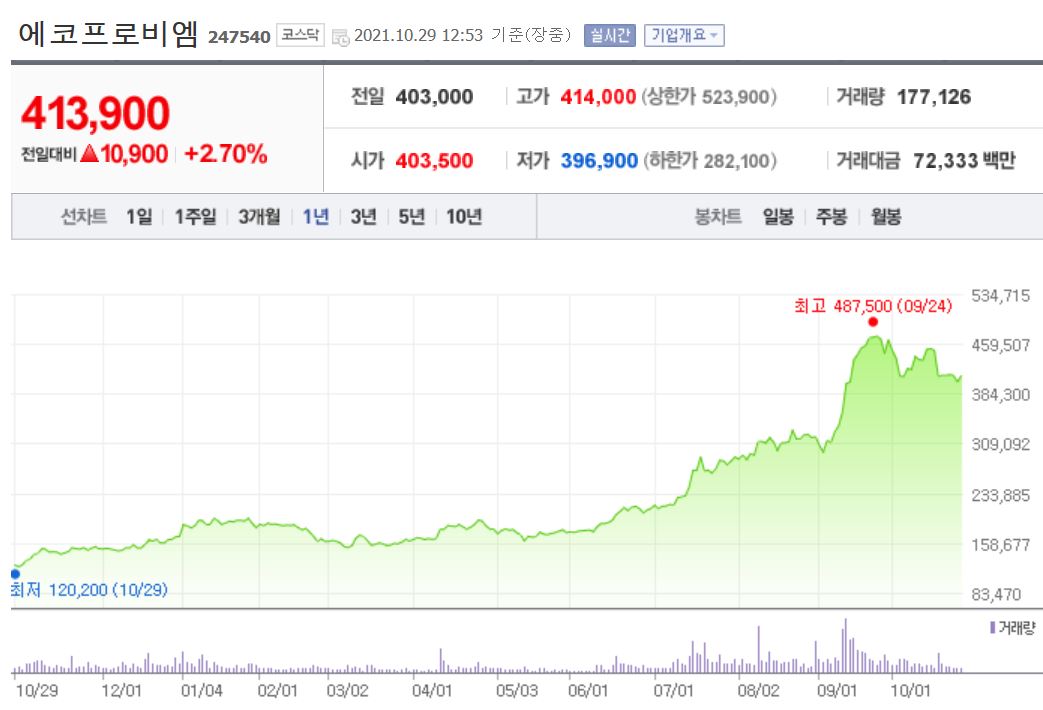 2차전지 양극재소재관련 기업-에코프로비엠