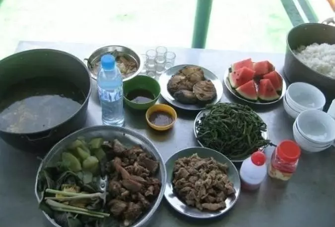 베트남 군대 배식