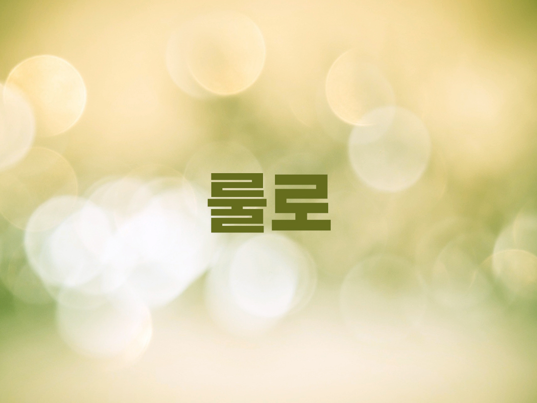 룰로 천주교 남자세례명