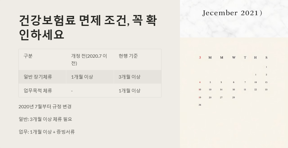 해외 장기체류자 건강보험 관리