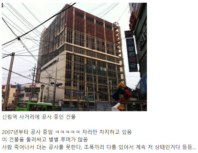  신림역 랜드마크
