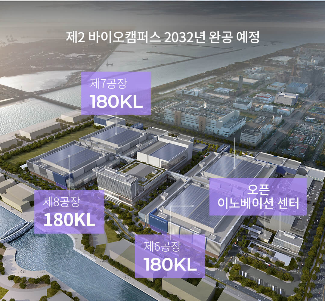 삼성바이오로직스 제2캠퍼스 공사예정