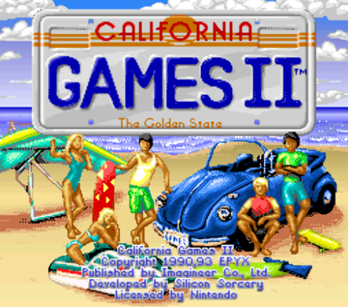  SNES ROMS - California Games II (EUROPE / 유럽판 롬파일 다운로드)