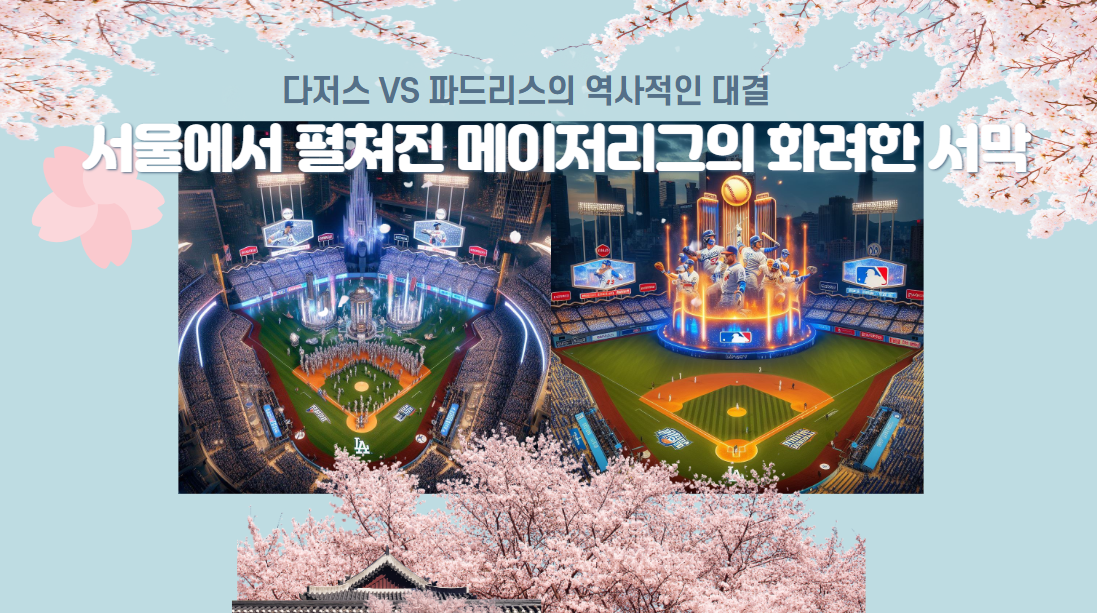  서울에서 펼쳐진 메이저리그의 화려한 서막: 다저스 VS 파드리스의 역사적인 대결