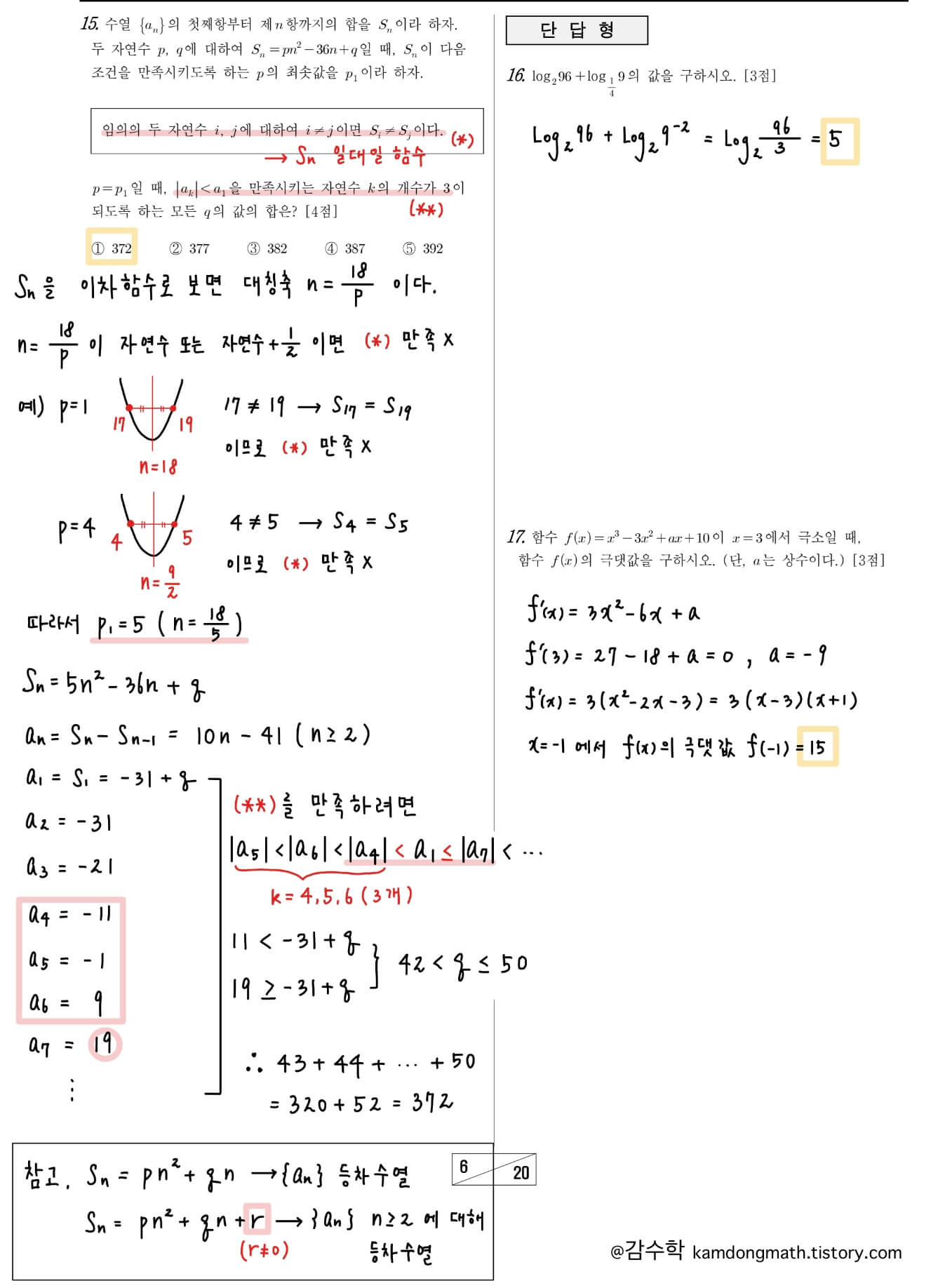 2022-10월-수학-공통-해설-15번