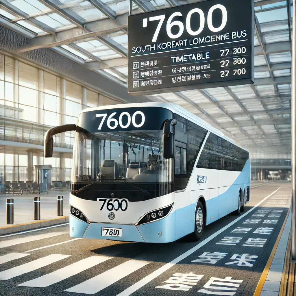 7600번 공항버스 시간표, 공항버스 7600 예매 2