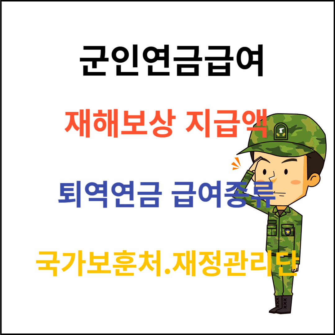 군인연금급여 안내