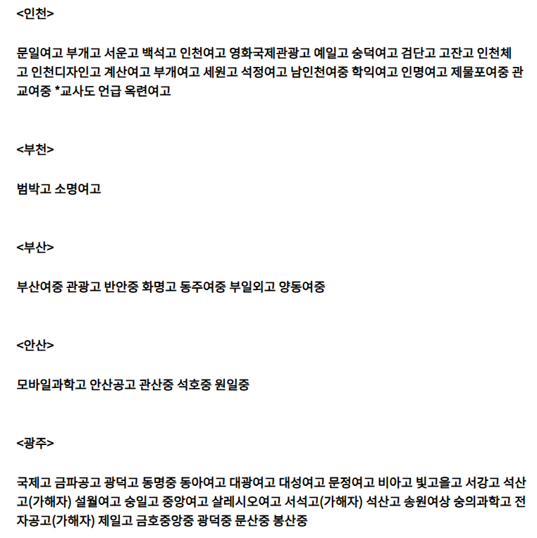 텔레그램 딥페이크 피해 학교