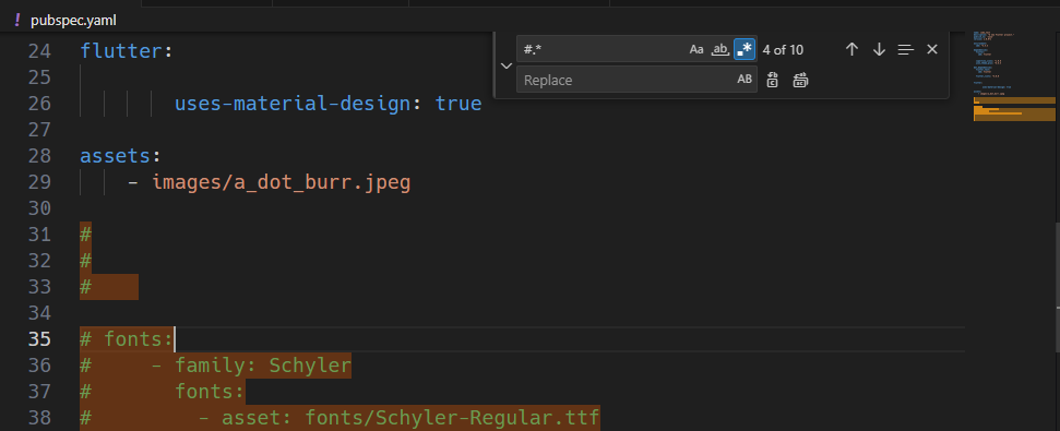 yaml file