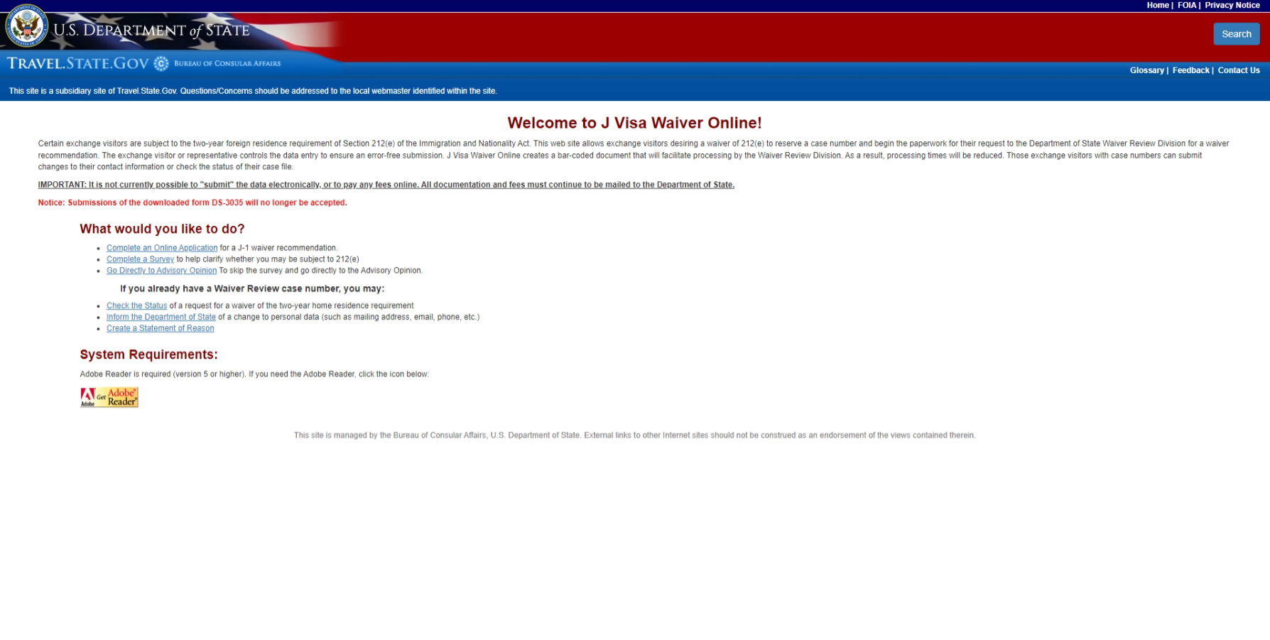 J1 인턴 웨이버 (Waiver) 신청 2장 첫걸음 Online DS3035 작성하기