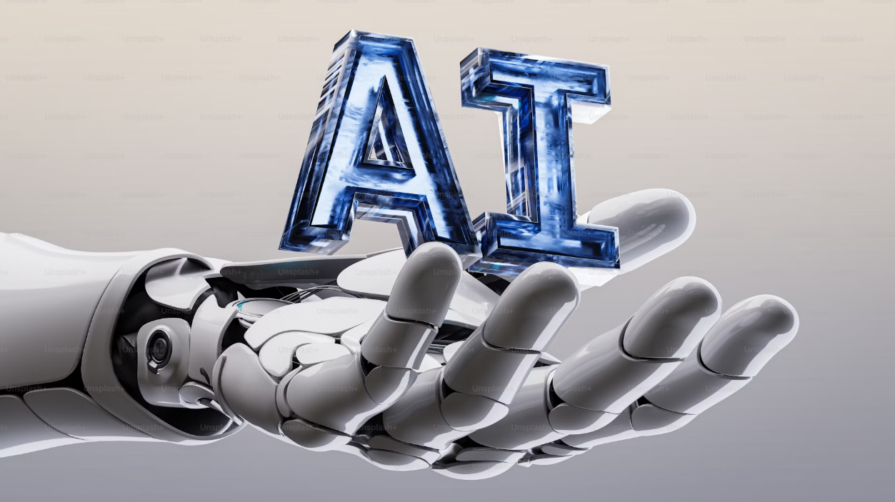 AI 로봇 손 사진