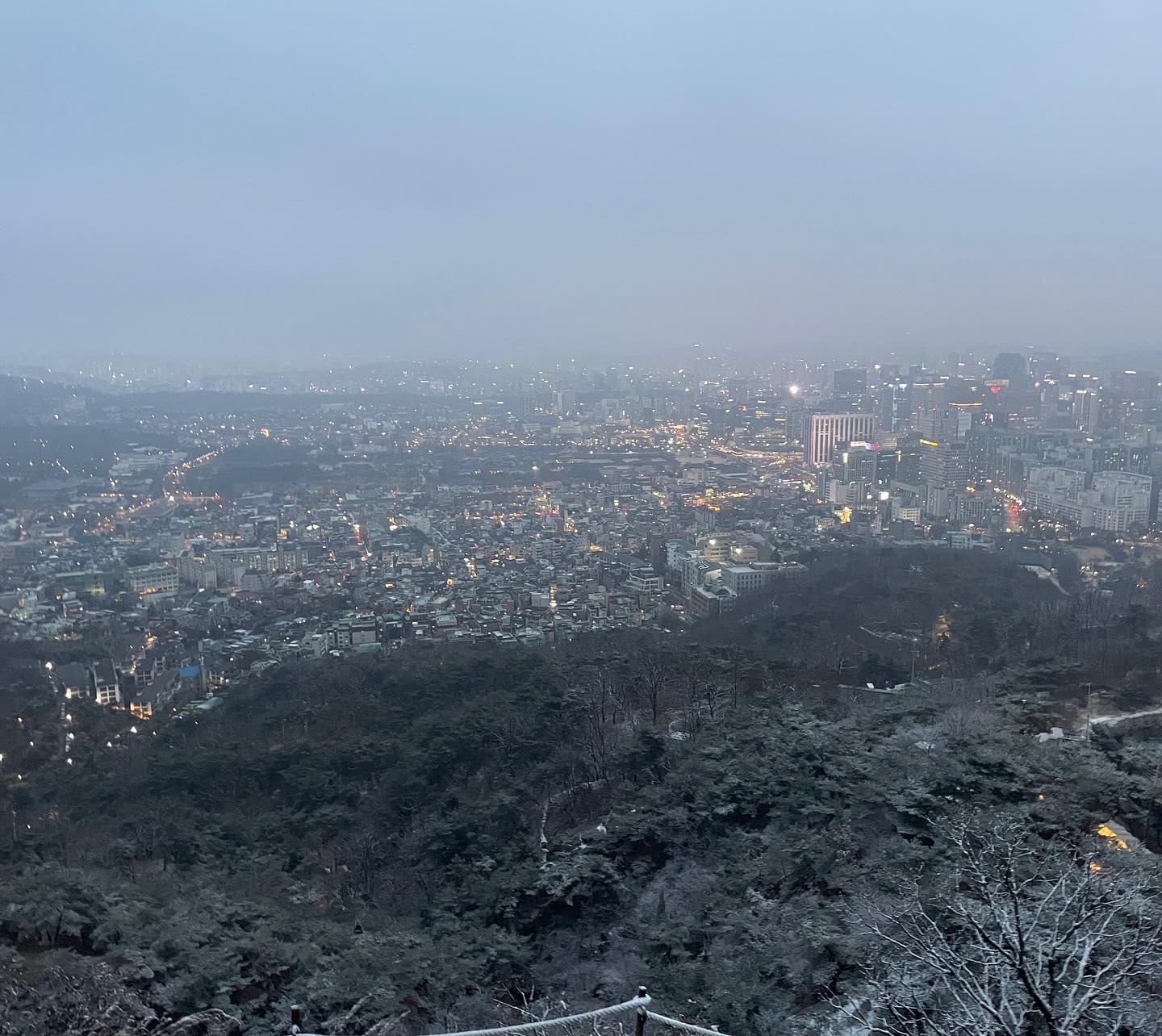 인왕산-야경-사진