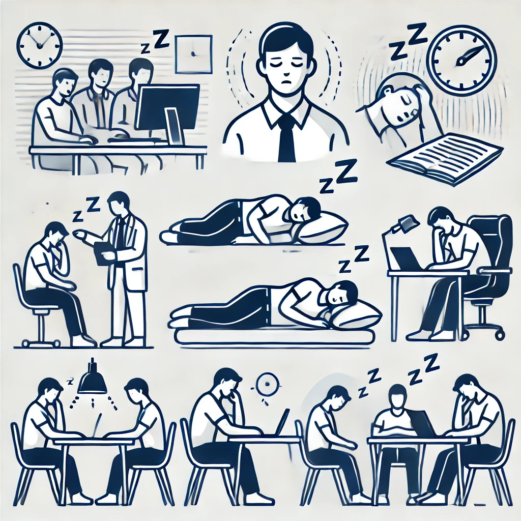 기면증의 원인, 증상, 진단 그리고 치료