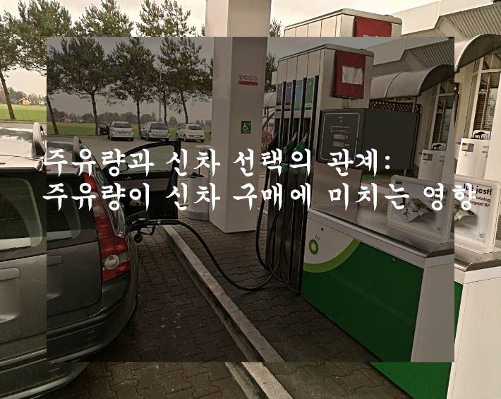  주유량과 신차 선택의 관계: 주유량이 신차 구매에 미치는 영향