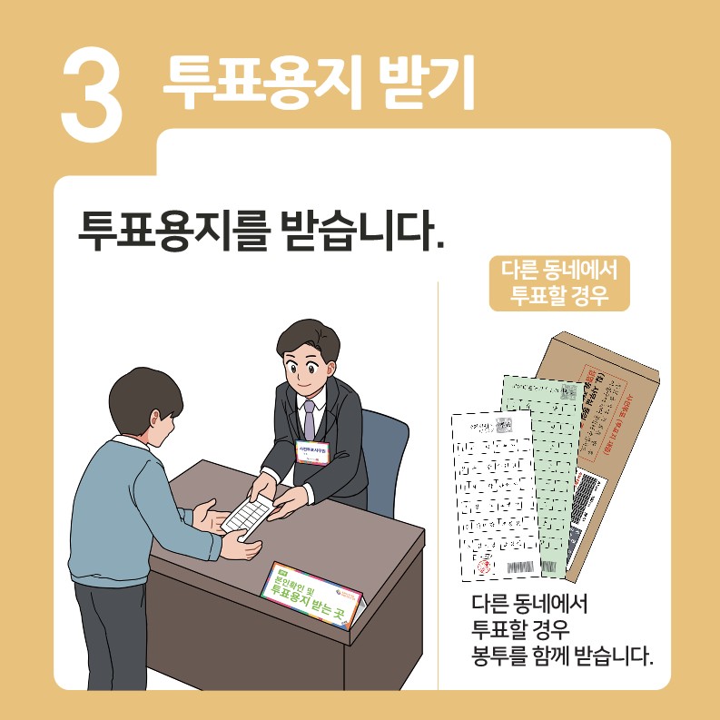 사전투표방법 및 절차