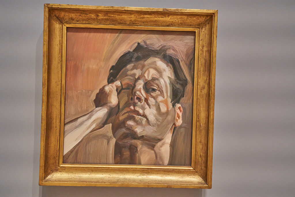 Man's Head (Self-Portrait I) 1963
Lucian Freud 1922 - 2011