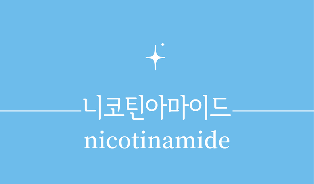 &#39;니코틴아마이드(nicotinamide)&#39;