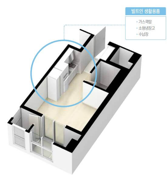 김천평화 행복주택 22A 평면도