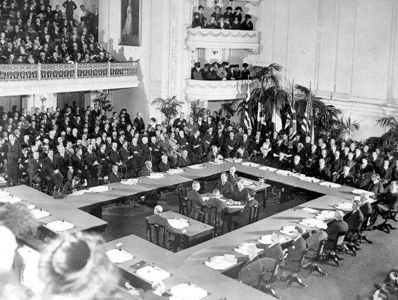 제1차 세계대전 이후 파리 강화 회의 사진