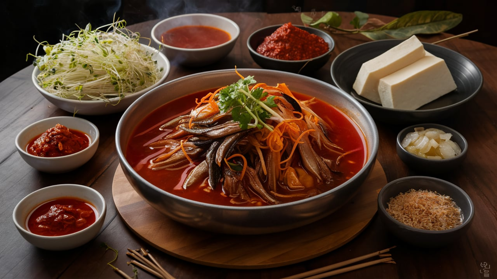 된장찌개에 사용할 수 있는 다양한 고명(추가 재료)에는 어떤 것들이 있을까?