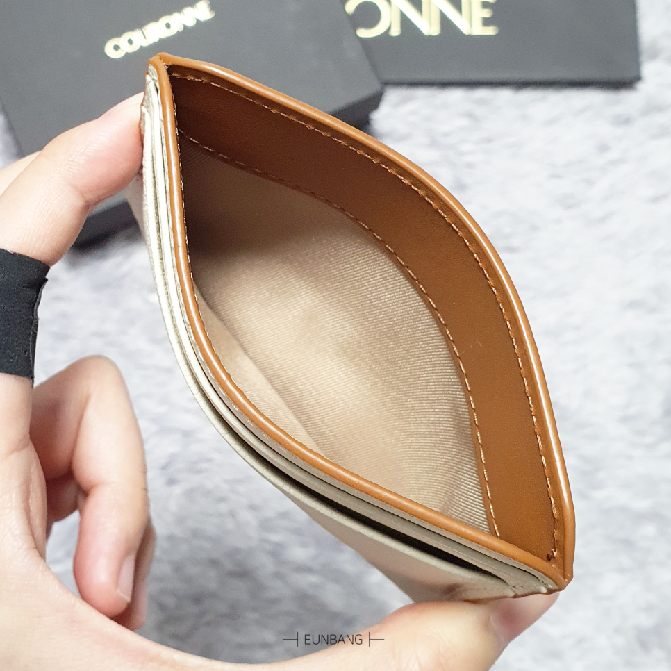 플랫 카드지갑 카푸치노크림 #내돈 내산후기 아이폰카드지갑 추천, 크론누트 2