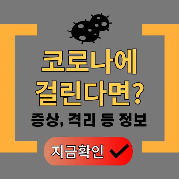 요즘 코로나 걸리면 증상 등에 대한 포스팅 대표