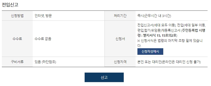 온라인-전입신고