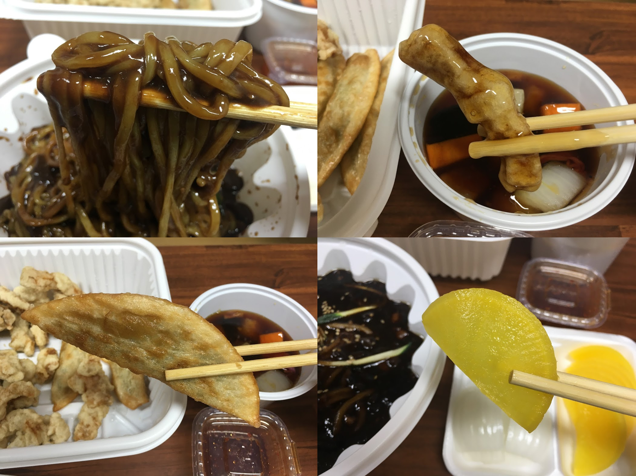  [일본에서 한국 입국] 격리 생활 격리 9일차 - 나홀로세트(짜장1+탕수육+만두)
