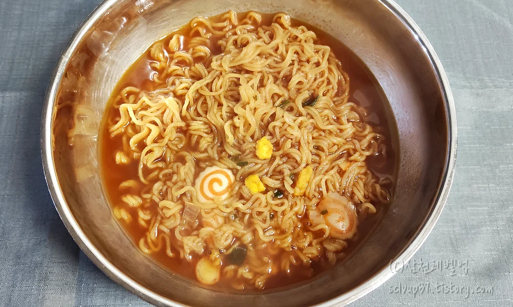 육개장 조리 완성