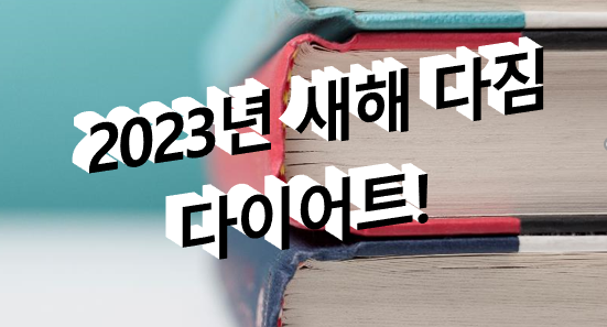  2023년 새해 다이어트 다짐하기
