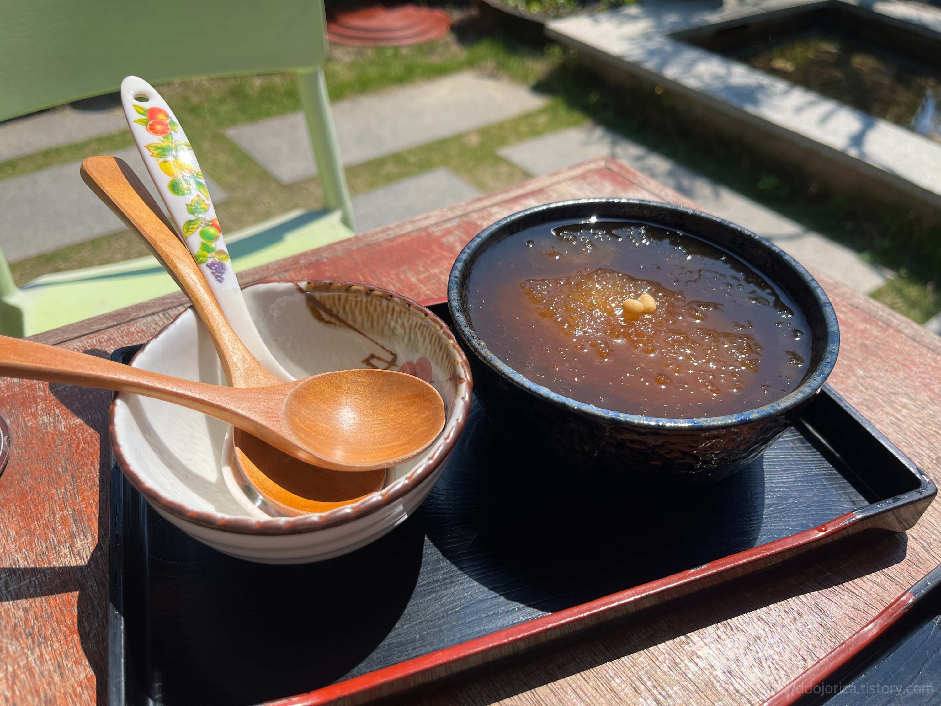 전주 외할머니솜씨 카페 수정과 사진