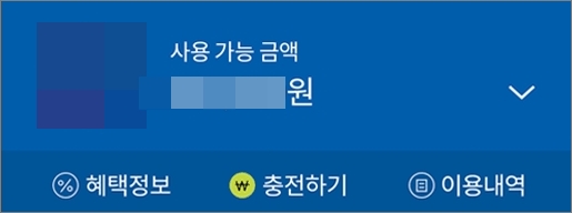 사용 가능한 잔액 조회 확인