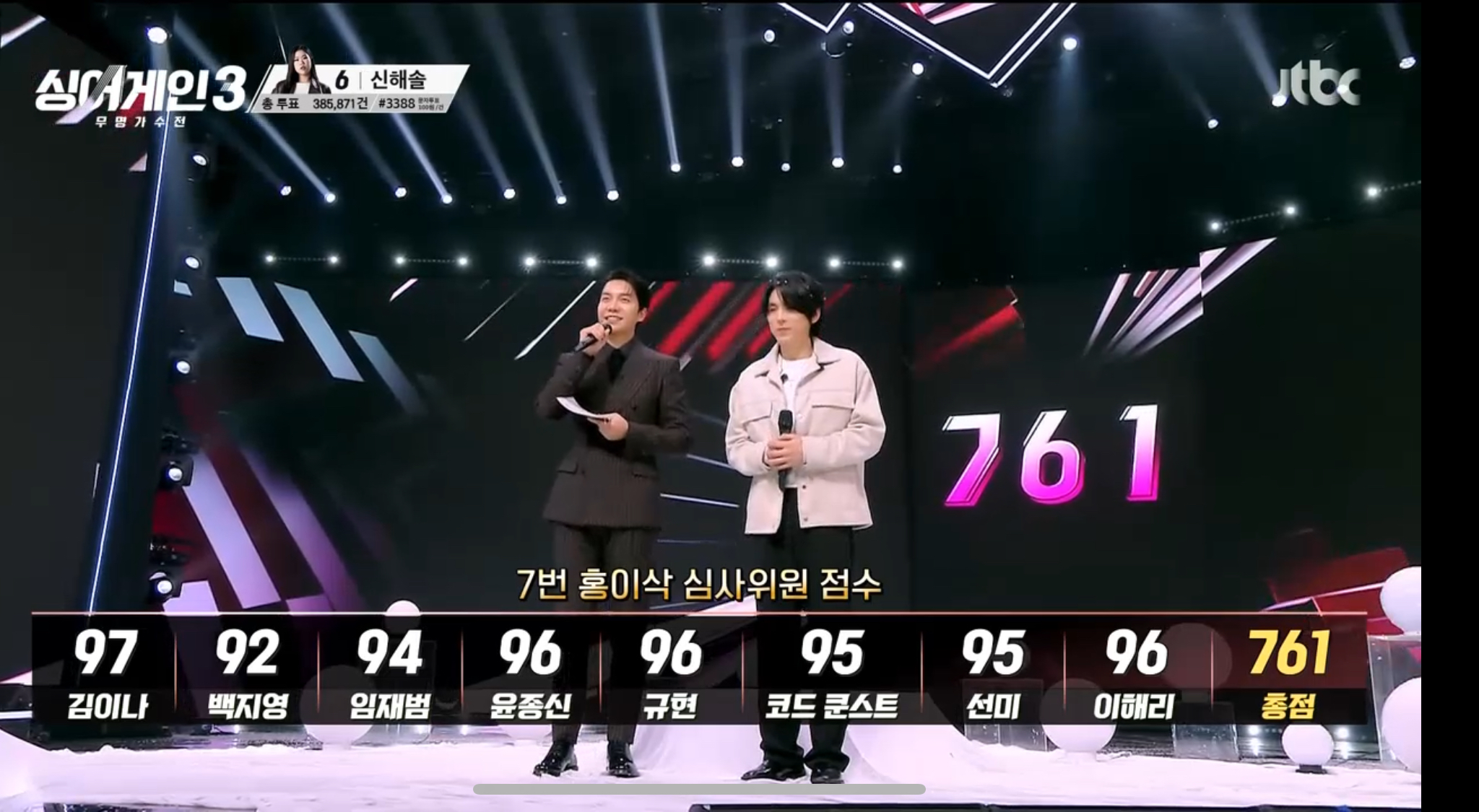 싱어게인3 최종 우승자
