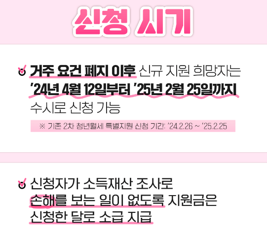 2024 청년월세 특별지원 신청방법4