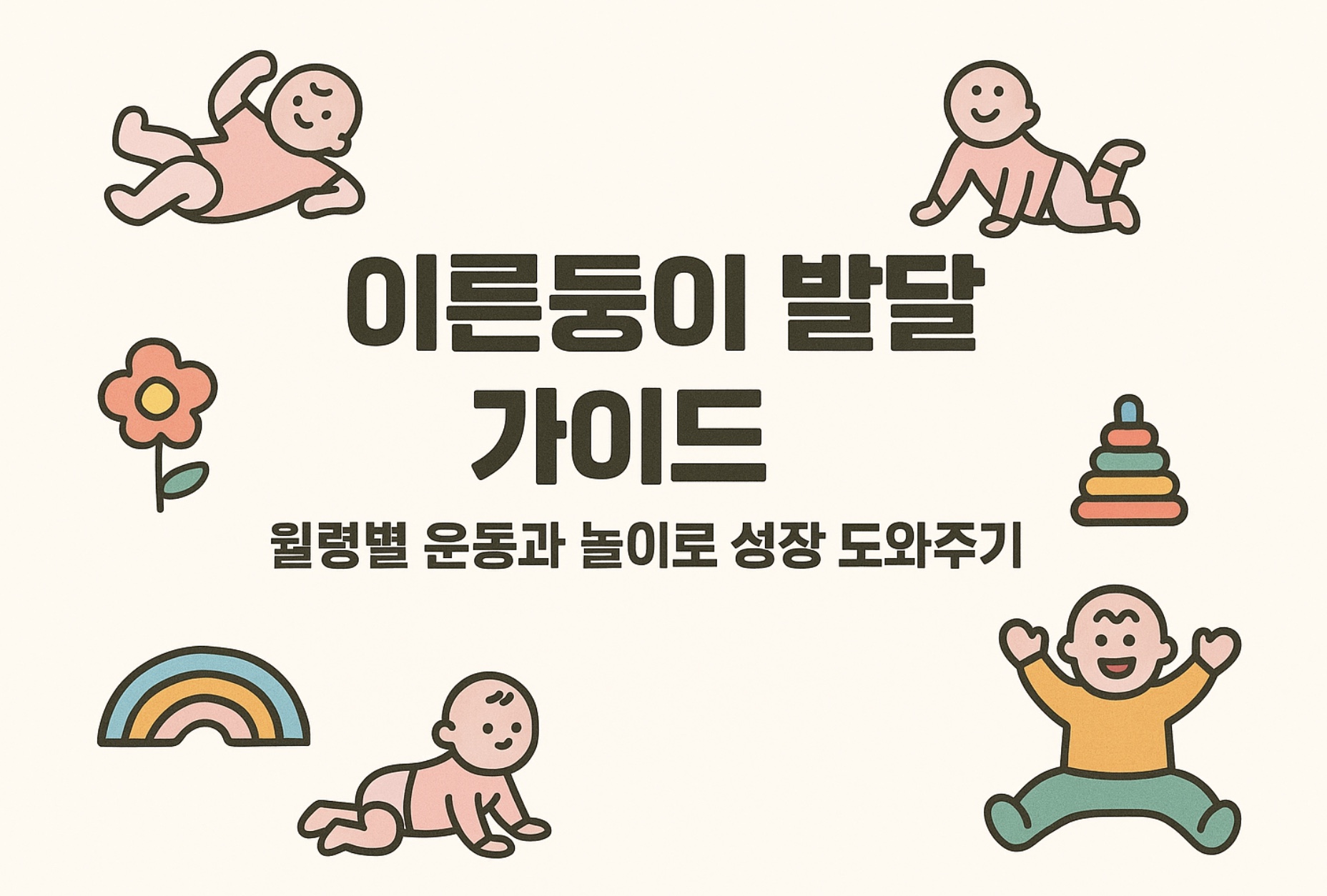 이른둥이 발달 가이드.월령별 운동과 놀이로 성장 도와주기