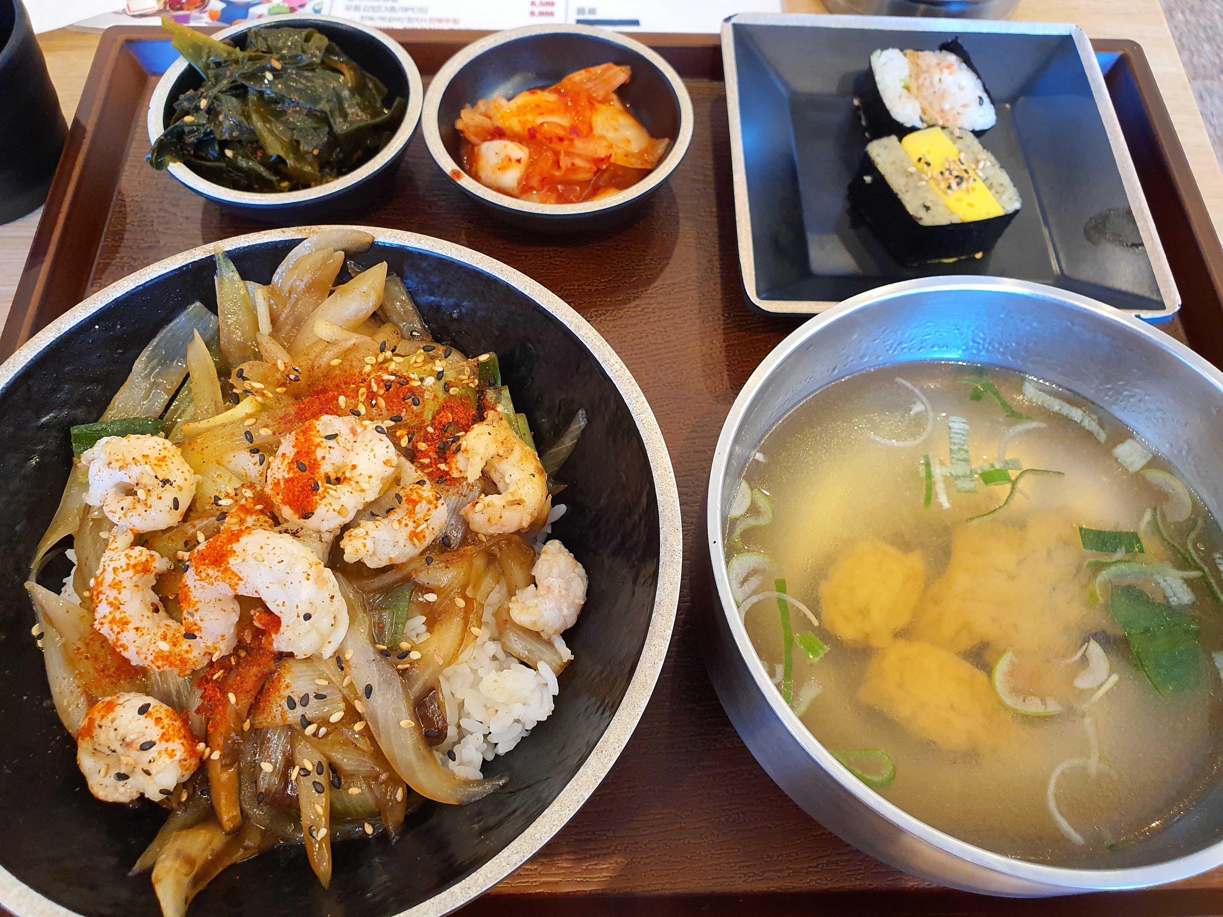  수원역 AK플라자 맛집 제주오전복, 딱새우덮밥 제주 온 기분