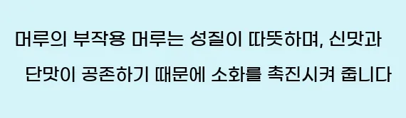  머루의 부작용 머루는 성질이 따뜻하며, 신맛과 단맛이 공존하기 때문에 소화를 촉진시켜 줍니다