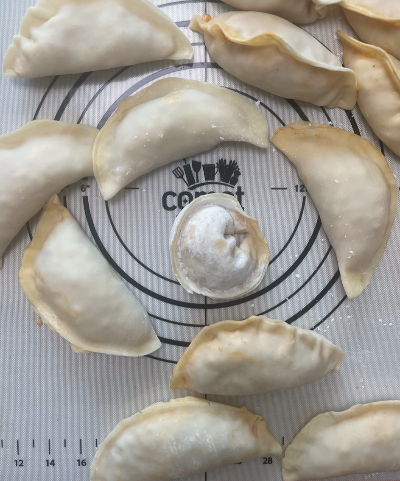 만두 만들기 완성