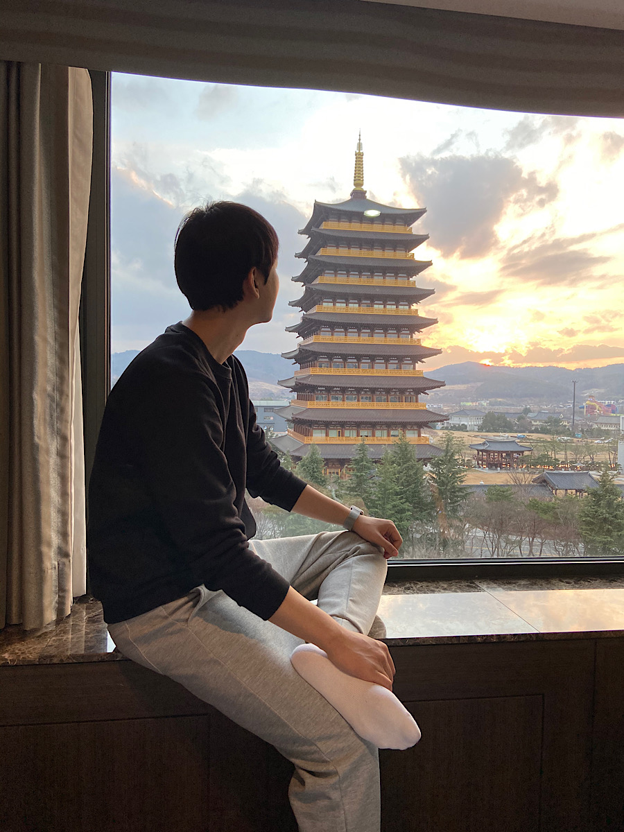  경주 뚜벅이 보문단지 숙소 더케이호텔 황룡원뷰 후기