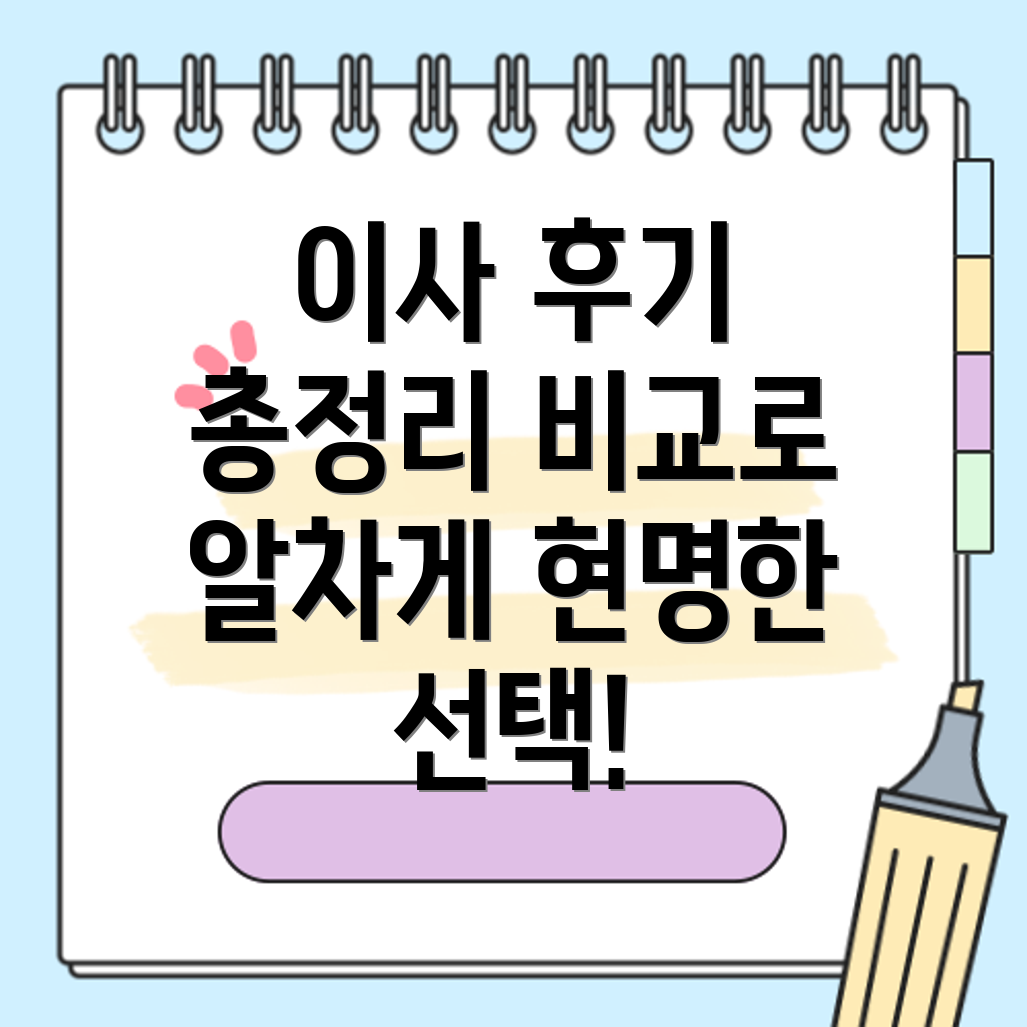 포장이사 후기와 견적 비교