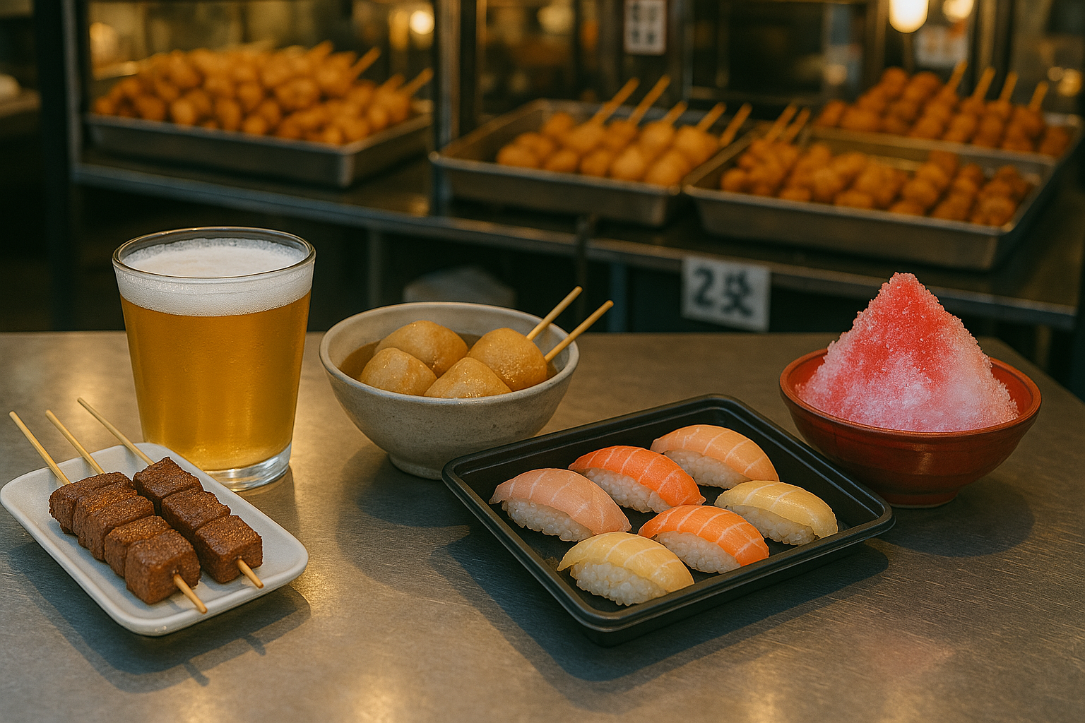 야시장 먹거리