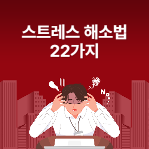 스트레스 해소법 22가지