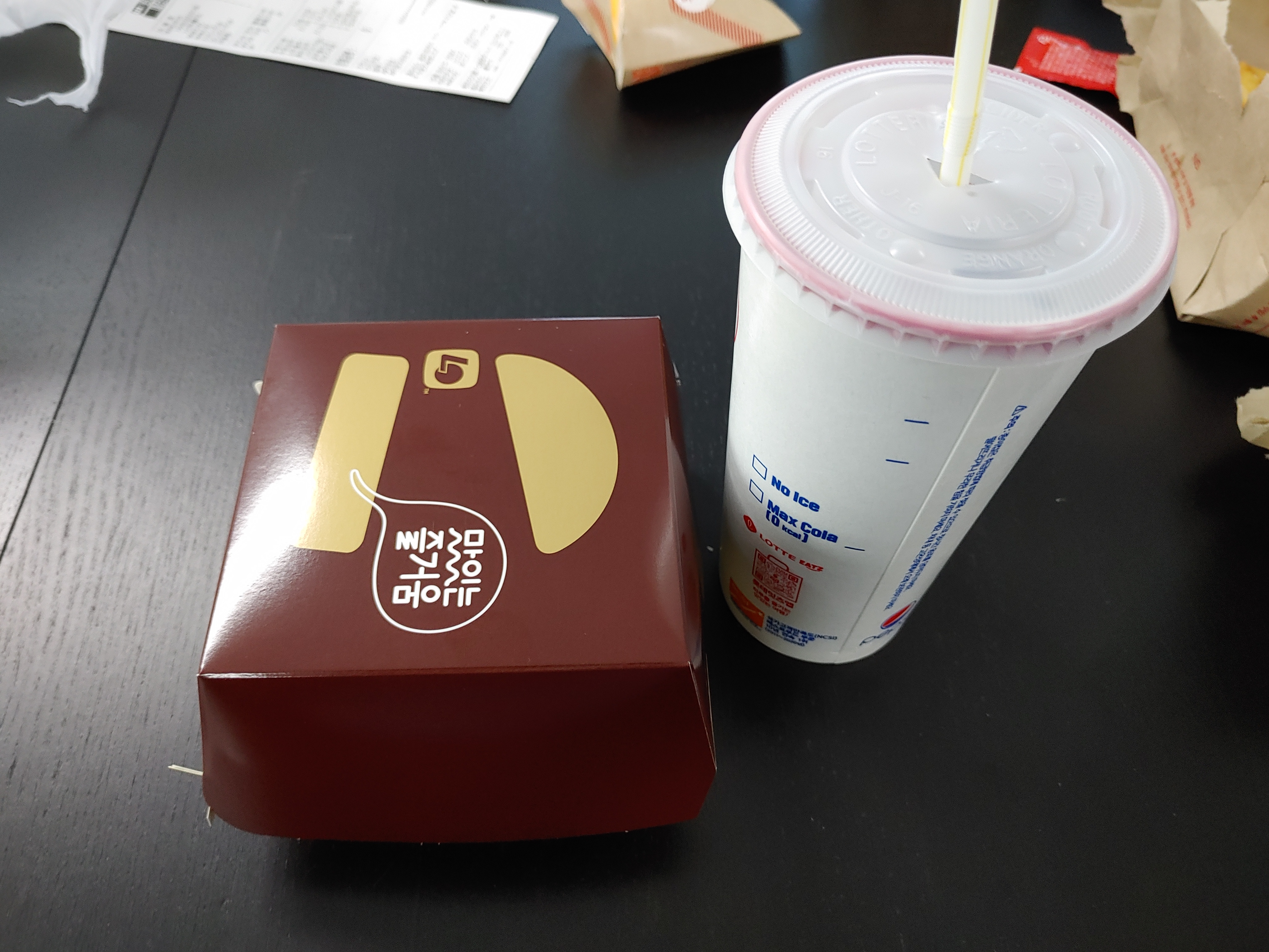  배민 동인천 롯데리아 메뉴와 손흥민 한우불고기버거 배달리뷰