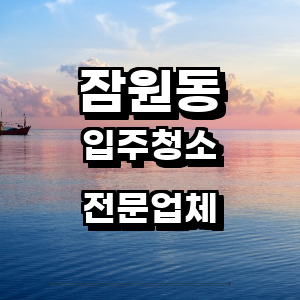 서초구 잠원동 입주청소