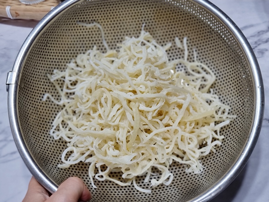 꿀팁 더한 간장 진미채볶음 백종원 진미채 아이들 반찬