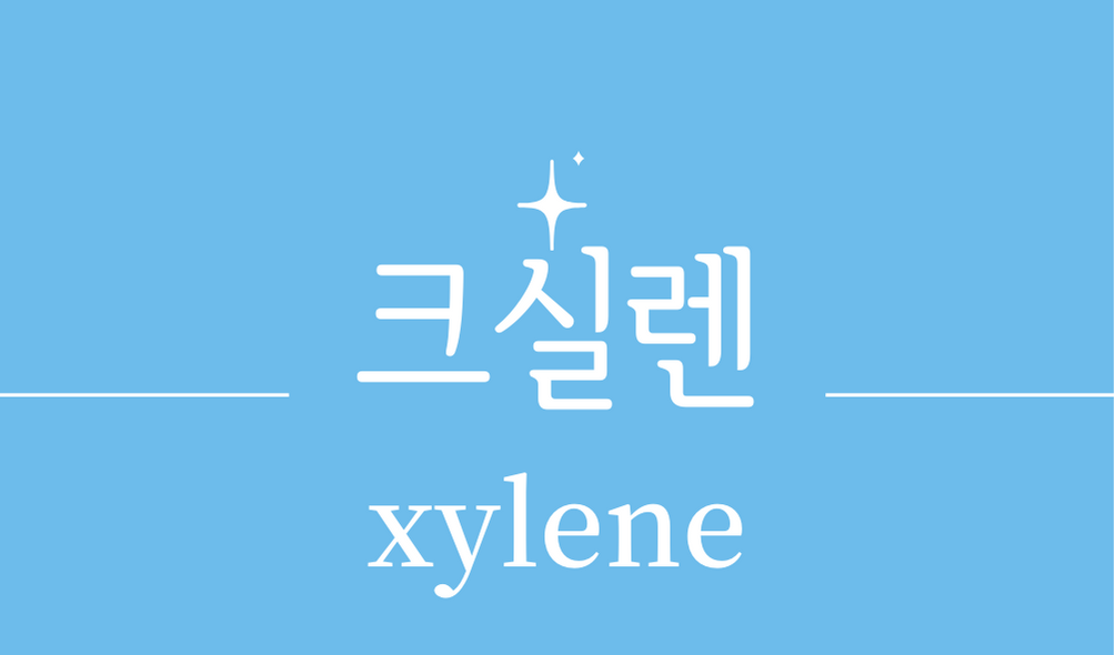 &#39;크실렌(xylene 자일렌)&#39;