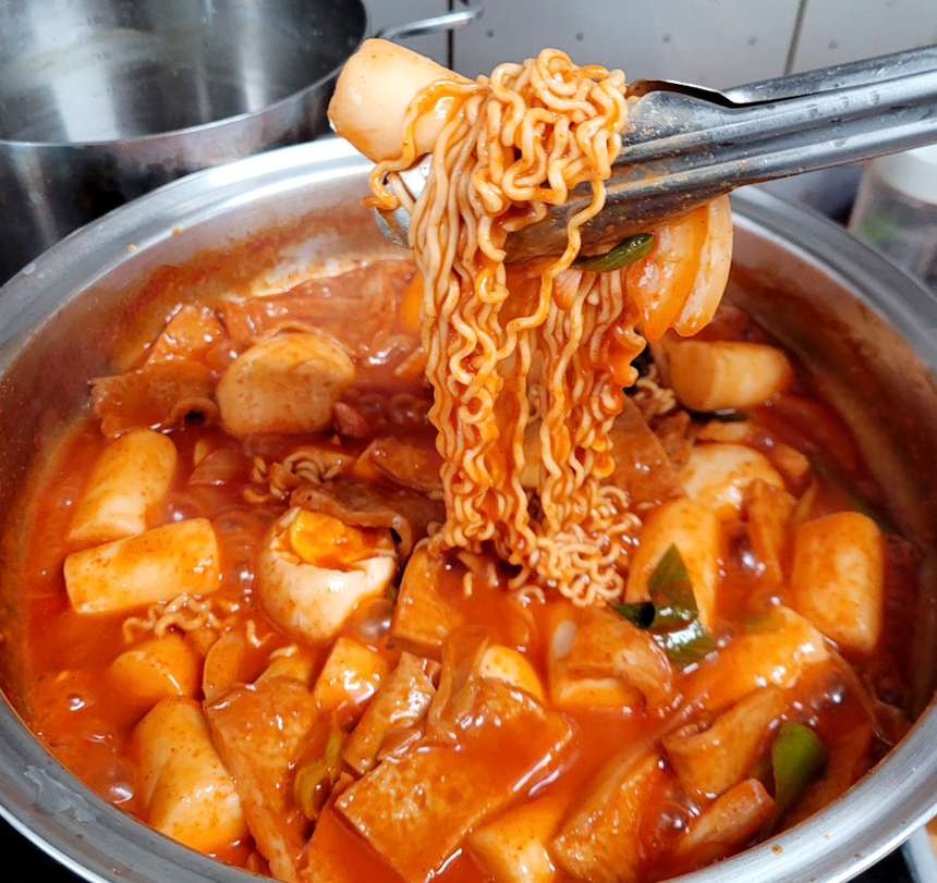 라면이 익으면 조리 끝