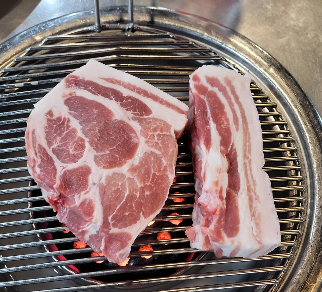 제주 돼지고기 사돈뿌리고기