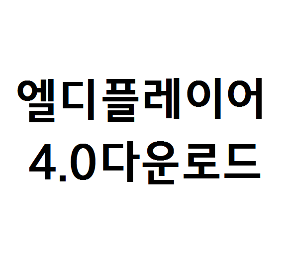  엘디 플레이어 4.0 다운로드